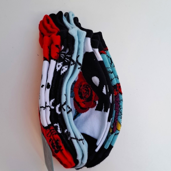 NWT Nightmare Before Christmas Socks Set 5 Pairs Jack Sally Disney - Picture 5 of 6